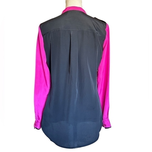 Michael Michael Kors Split Neck Blouse in Pink - Picture 3 of 4